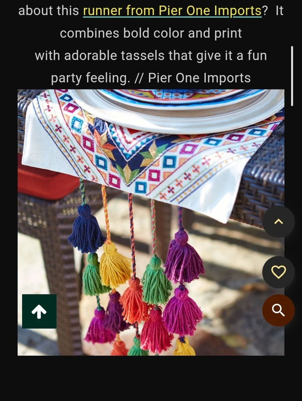 Pier 1 vintage boho